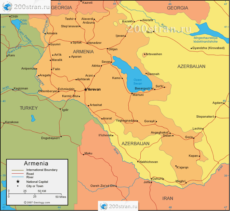 Armenian map